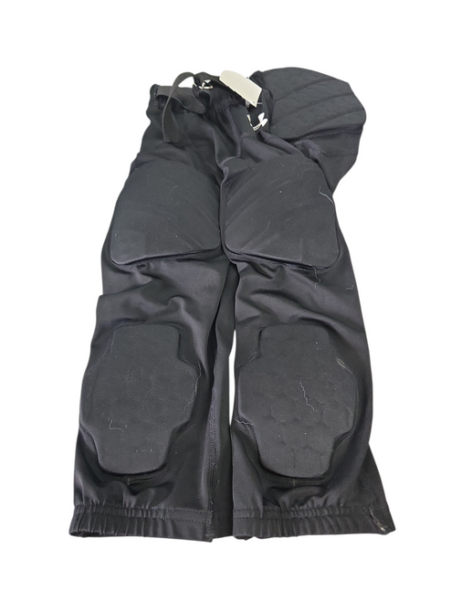 Vist Large View of Product Image Which is Used Under Armour Youth FB Integrated Pants Black LG