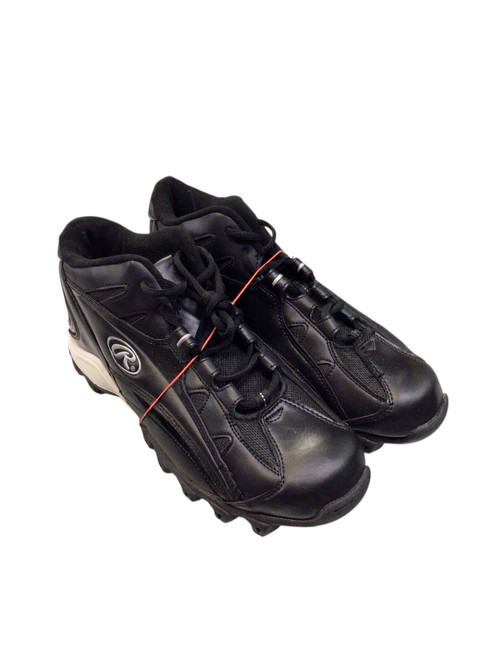 Vist Large View of Product Image Which is Used Rawlings Adult FB Cleats Black Senior 6