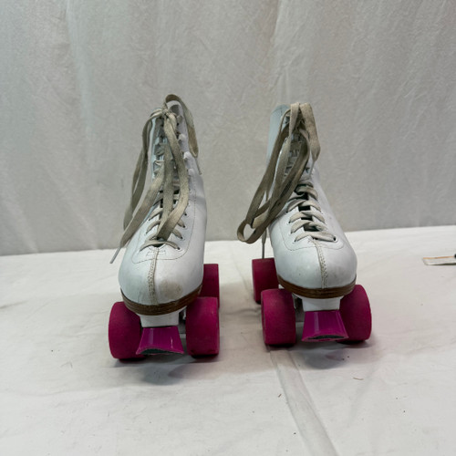 Vist Large View of Product Image Which is Used Chicago LADIES QUAD SKATES Senior Roller Quad Skates White Senior 6