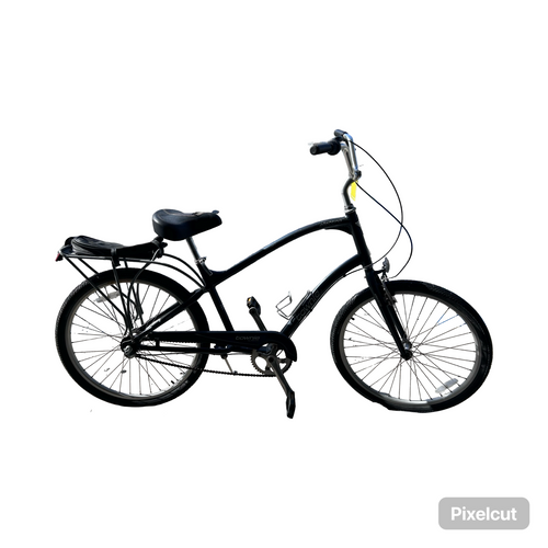 Vist Large View of Product Image Which is Used Electra TOWNIE 3 Cruiser Bike Mens Grey 43-47cm - 17-18" - MD Frame