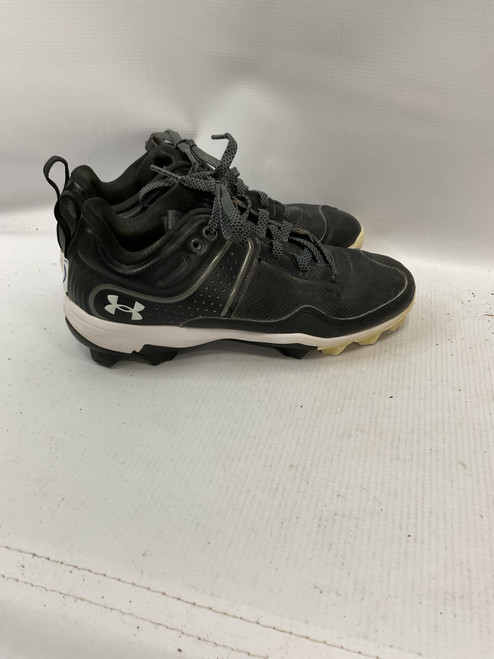 Vist Large View of Product Image Which is Used Under Armour Adult FB Cleats Black Senior 6