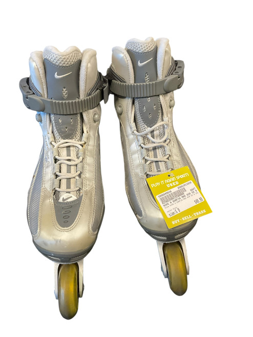 Vist Large View of Product Image Which is Used Nike NIKE N DORFIN MAX AIR SZ 9 INLINE SKATES Senior Aggressive Skates Grey Senior 9