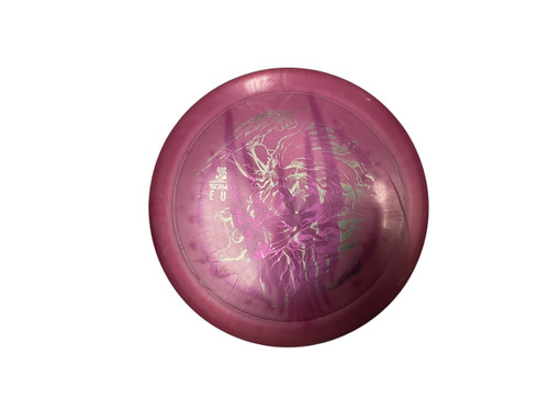 Vist Large View of Product Image Which is Used Discraft ZEUS Disc Golf Driver Purple 174g