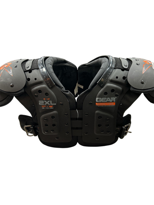 Vist Large View of Product Image Which is Used Protec GEAR X-JV FB SHOULDER FB Shoulder Pads Black 2X