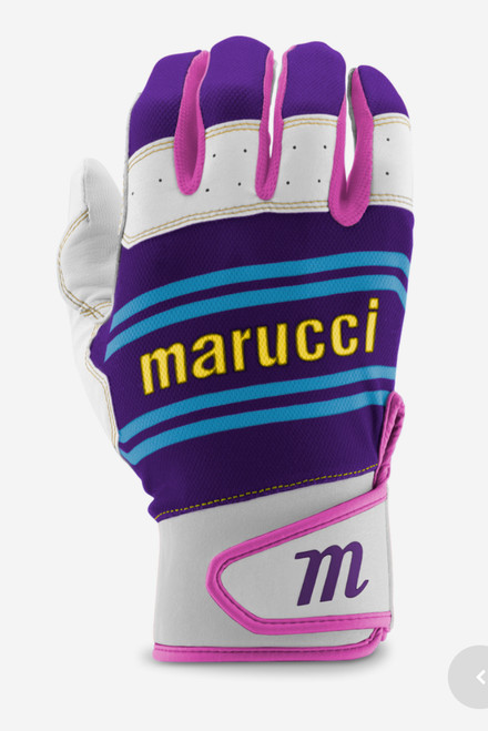 Vist Large View of Product Image Which is New SWIFT LITE PURPLE/PINK YOUTH BATTING GLOVES
