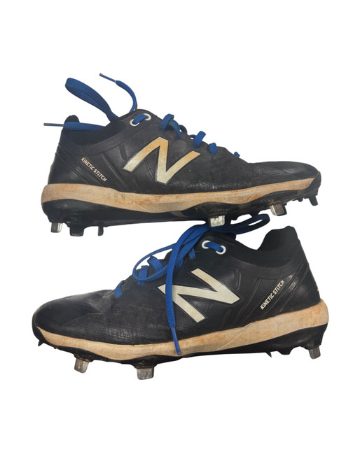 Vist Large View of Product Image Which is Used New Balance METAL CLEATS BB/SB Cleats Black Senior 7.5