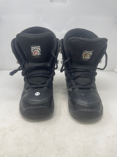 Vist Large View of Product Image Which is Used Nitro VANDAL Boys Snowboard Boots Black Junior 05.5