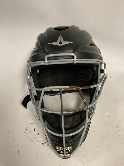 Vist Large View of Product Image Which is Used All-Star MVP 2500-1 Catchers Helmet w/Mask Black LG