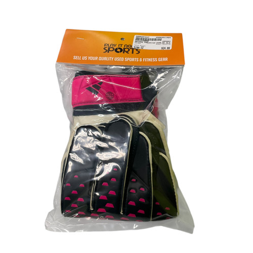 Vist Large View of Product Image Which is Used Adidas PREDATOR Soccer Goalie Gloves Black 12