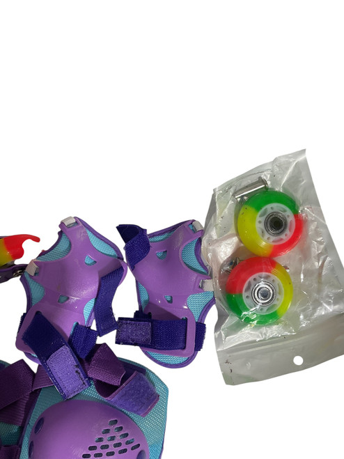 Vist Large View of Product Image Which is Used Powerslide GIRLS REC SKATE SET Child Rec Fitness Skates Purple Adjustable