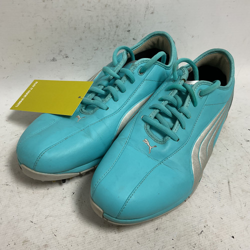 Vist Large View of Product Image Which is Used Puma PG RoyalTee 186158-03 Women's Golf Shoes Carolina Blue Senior 8