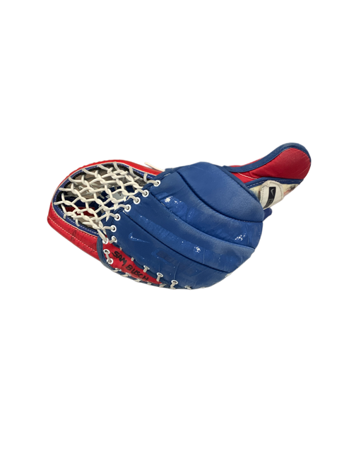Vist Large View of Product Image Which is Used Nike BAUER SUPREME 0NE55 Senior Goalie Catcher Royal Blue