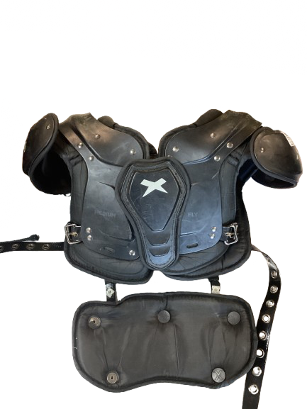 Vist Large View of Product Image Which is Used Xenith FLY FB Shoulder Pads Black MD