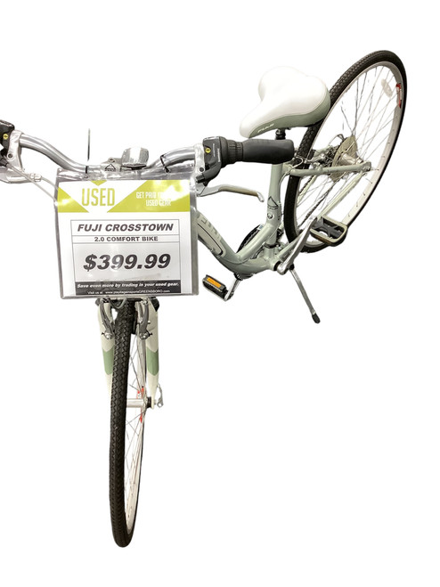 Vist Large View of Product Image Which is Used Fuji CROSS TOWN 2.0 Cruiser Bike Womens Silver 13-14" - XS  Frame