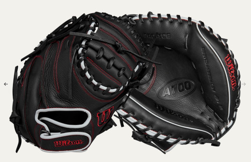 Vist Large View of Product Image Which is New Wilson A700 Pedroia Fit Youth Baseball Catcher’s Mitt 32.5 inch Right Hand Throw 