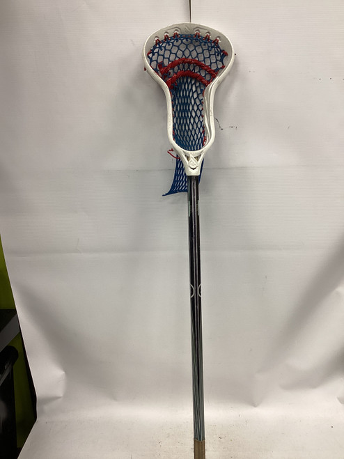 Vist Large View of Product Image Which is Used Powell lacrosse POWELL Men Atk/Mid Complete Stick White