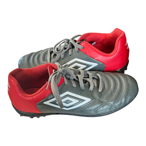 Vist Large View of Product Image Which is Used Umbro Soccer Turf Shoes Red Junior 05.5