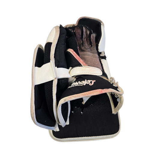 Vist Large View of Product Image Which is Used CCM Senior Goalie Blocker White