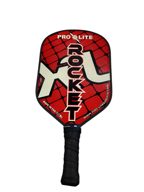 Vist Large View of Product Image Which is Used Pro-Lite ROCKET Pickleball Racquet Red