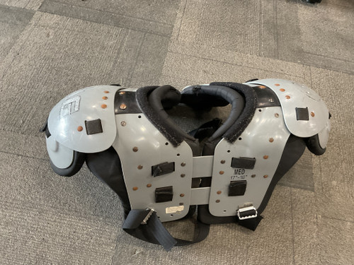 Vist Large View of Product Image Which is Used TAG BATTLE GEAR PRO 300 FB Shoulder Pads Grey MD