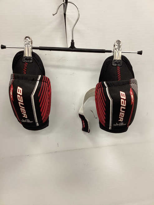 Vist Large View of Product Image Which is Used Bauer NSX Youth Elbow Pads LG