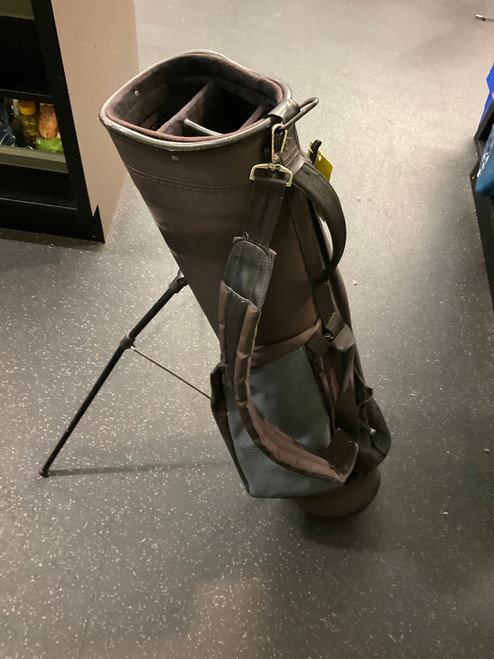 Vist Large View of Product Image Which is Used Dunlop STAND BAG 4WAY Mens Stand Bag Navy Blue