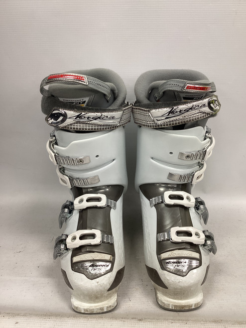 Vist Large View of Product Image Which is Used Nordica CRUISE 55W Womens DH Ski Boot White 255 MP - M07.5 - W08.5