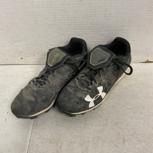 Vist Large View of Product Image Which is Used Under Armour BB/SB Cleats Black Junior 04.5
