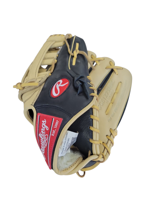 Vist Large View of Product Image Which is Used Rawlings GOLD GLOVE ELITE RHT BB/SB Glove RH Throw None 12 3/4"