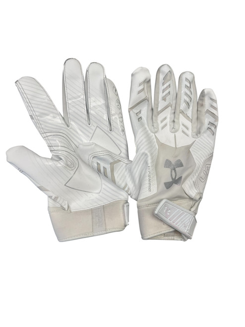 Used Under Armour F9 NITRO FB Gloves White XL 11863-S000023527 Vist Large View of Product Image Which is Used Under Armour F9 NITRO FB Gloves White XL