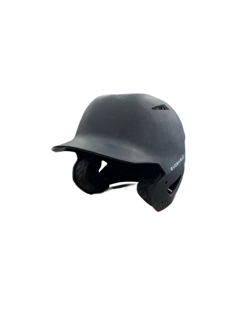 Vist Large View of Product Image Which is Used Evoshield HELMET Batting Helmet No Mask Black MD