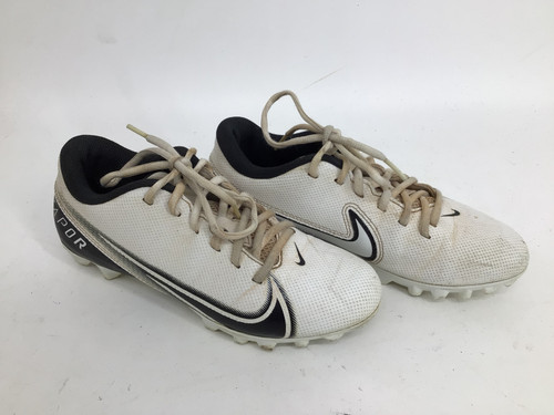 Vist Large View of Product Image Which is Used Nike VAPOR EDGE VARSITY JR 5 FB CLEATS Jr FB Cleats White Junior 05