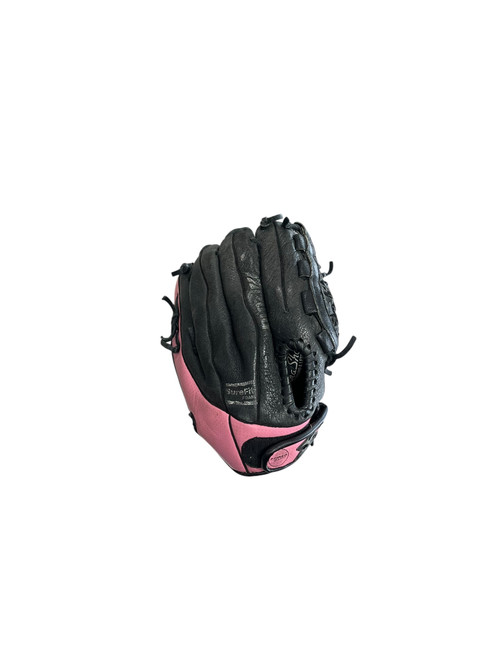Used Mizuno FINCH RH Throw Fastpitch Gloves Black 11" 11833-S000165564 Vist Large View of Product Image Which is Used Mizuno FINCH RH Throw Fastpitch Gloves Black 11"