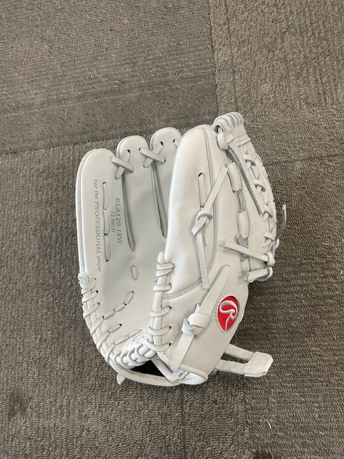Vist Large View of Product Image Which is Used Rawlings LIBERTY ADVANCED BB/SB Glove LH Throw White 12"