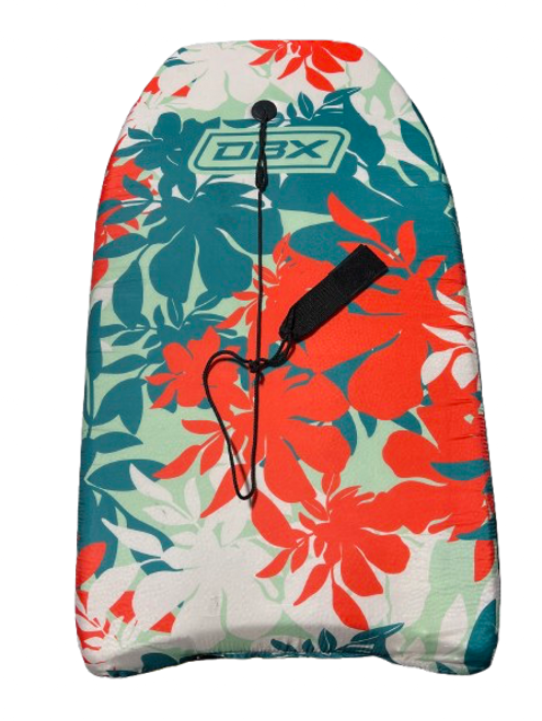 Vist Large View of Product Image Which is Used DBX DBX FLORAL BOOGIE BOARD Body Board Red 30"
