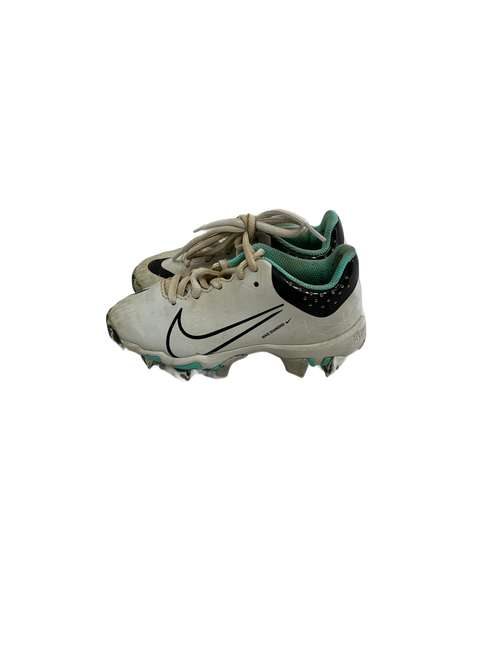 Vist Large View of Product Image Which is Used Nike Hyperdiamond Youth 10 BB/SB Cleats White 