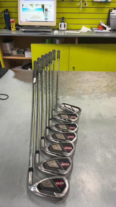 Vist Large View of Product Image Which is Used Callaway RAZR X Mens Iron Set RH 4I-GW/AW