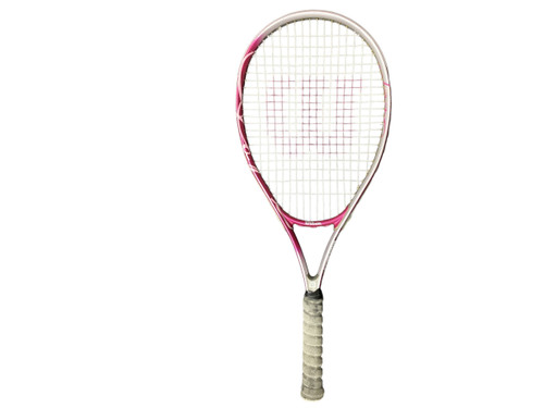Vist Large View of Product Image Which is Used Wilson HOPE Womens Tennis Racquet Pink 4 3/8"
