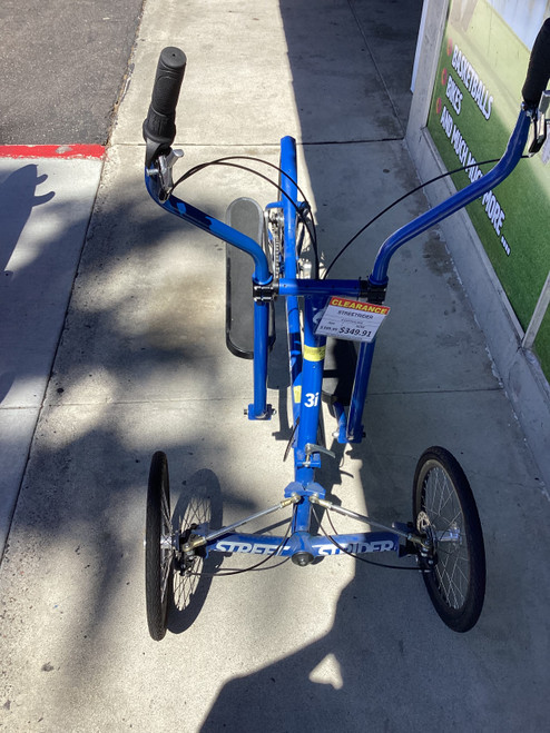 Vist Large View of Product Image Which is Street Strider 3I Bike Blue