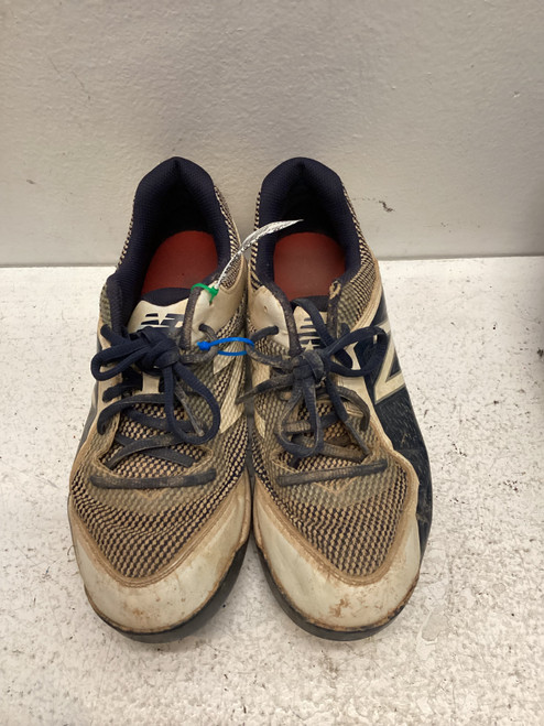 Vist Large View of Product Image Which is Used New Balance LACE CAGE BB/SB Cleats Navy Blue Youth 06.0