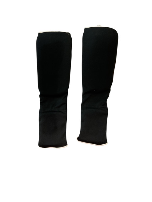 Vist Large View of Product Image Which is Used Century Martial Arts Shin Pads Black Senior