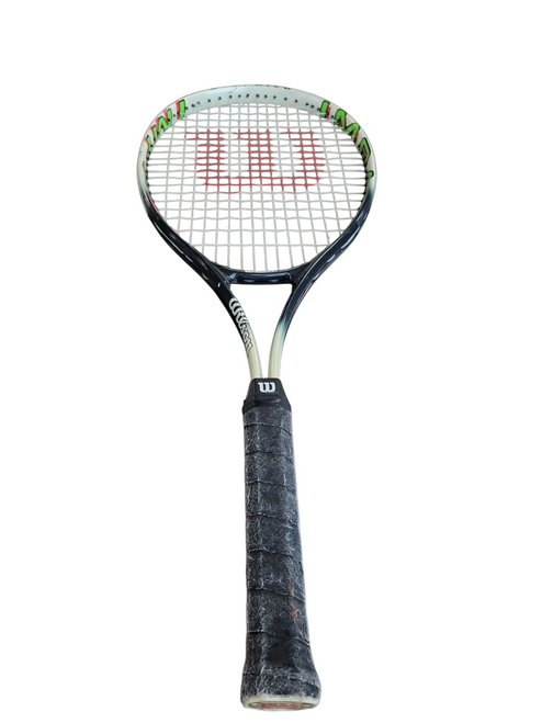 Vist Large View of Product Image Which is Used Wilson IMPACT RACKET Adult Tennis Racquet None 4 3/8"
