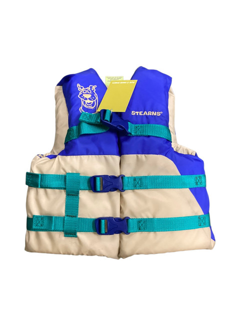 Used Stearns Youth PFD Royal Blue Youth 50-90 11845-S000032183 Vist Large View of Product Image Which is Used Stearns Youth PFD Royal Blue Youth 50-90