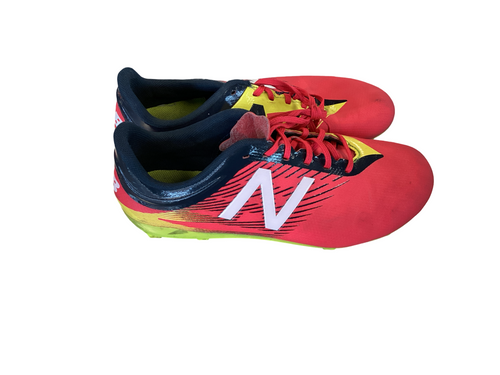 Vist Large View of Product Image Which is Used New Balance Soccer Cleats Pink Junior 05