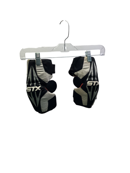 Vist Large View of Product Image Which is Used STX CLASH Lacrosse Arm Pads/Guards Red S/M
