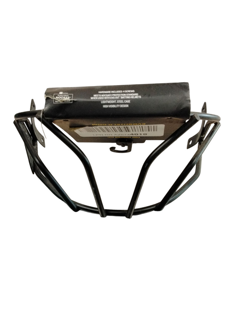 Vist Large View of Product Image Which is NEW EVOSHIELD Batting Helmet Mask Black S/M