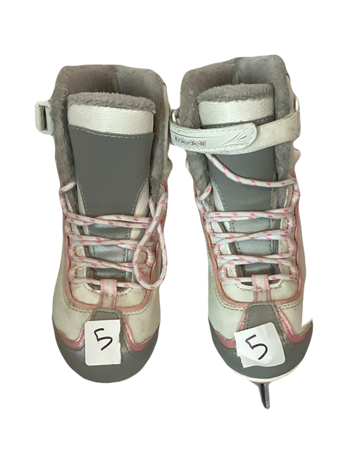 Vist Large View of Product Image Which is Used Riedell SKATES Womens Softboot Skate White Senior 5