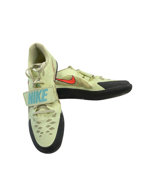Vist Large View of Product Image Which is Used Nike THROWING SHOES Track & Field Cleats Adult Yellow Senior 9.5