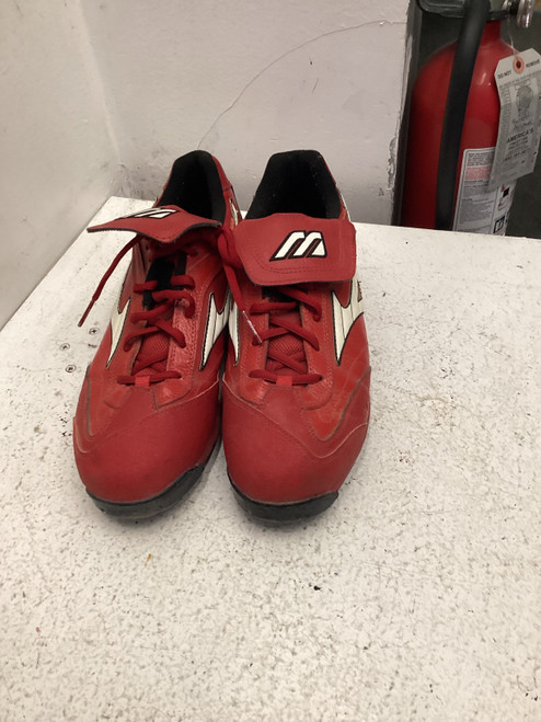 Vist Large View of Product Image Which is Used Mizuno 9 SPIKE BB/SB Cleats Red Youth 06.0
