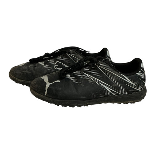 Vist Large View of Product Image Which is Used Puma Soccer Turf Shoes Black Junior 03.5